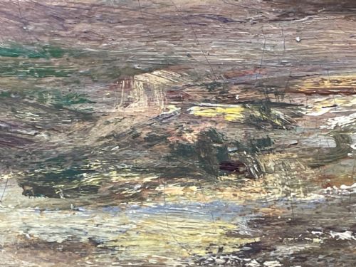 SCOTTISH SUNSET OVER A MOOR OIL PAINTING SIR JAMES LAWTON WINGATE - ADDITIONAL PHOTO 14