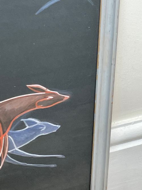SCOTTISH PAINTING GREYHOUNDS RACING BY WENDY WOOD 18921981 - ADDITIONAL PHOTO 6