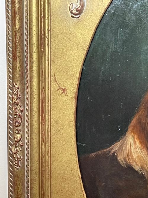 19TH CENTURY VICTORIAN OIL PAINTING SCOTTISH ROUGH COLLIE DOG PORTRAIT - ADDITIONAL PHOTO 8