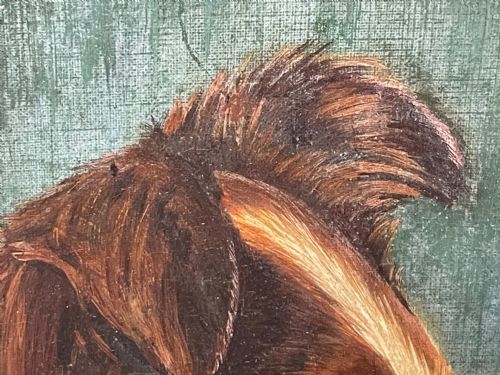19TH CENTURY VICTORIAN OIL PAINTING SCOTTISH ROUGH COLLIE DOG PORTRAIT - ADDITIONAL PHOTO 16