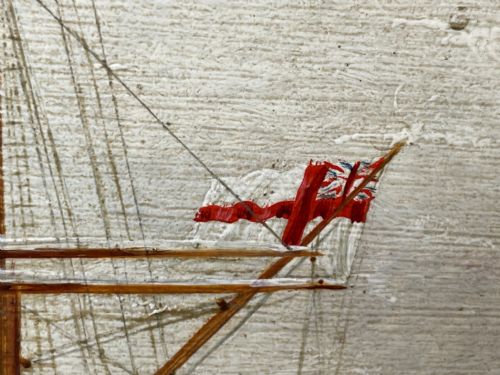 OIL PAINTING STEAM YACHT VALHALLA IN THE KAISERS TRANSATLANTIC RACE - ADDITIONAL PHOTO 14