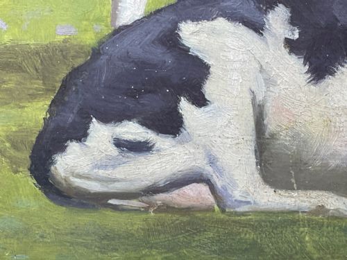 OIL PAINTING CATTLE BY COAST BY RALPH TODD RA 18911966 - ADDITIONAL PHOTO 11