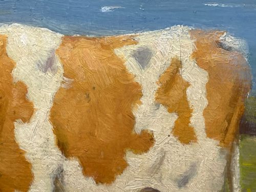 OIL PAINTING CATTLE BY COAST BY RALPH TODD RA 18911966 - ADDITIONAL PHOTO 14