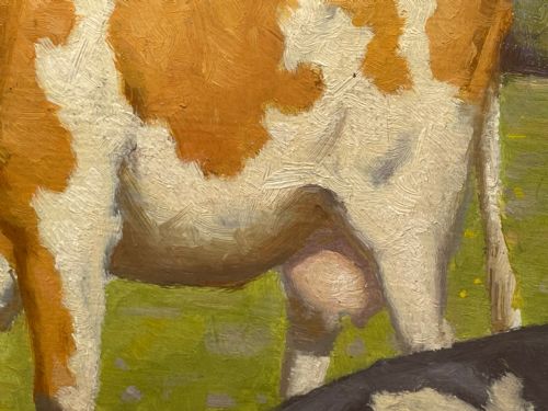 OIL PAINTING CATTLE BY COAST BY RALPH TODD RA 18911966 - ADDITIONAL PHOTO 15