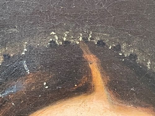 EARLY VICTORIAN OIL PAINTING PORTRAIT OF A LADY - ADDITIONAL PHOTO 15