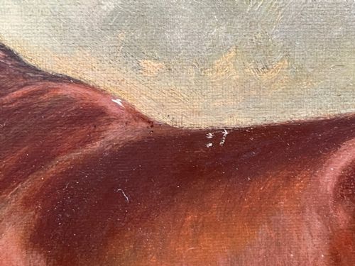 OIL PAINTING RACE HORSE 'SPION KOP' WINNER BY FREDERICK ALBERT CLARKE - ADDITIONAL PHOTO 18