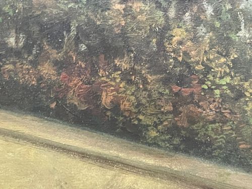 OIL PAINTING RACE HORSE 'SPION KOP' WINNER BY FREDERICK ALBERT CLARKE - ADDITIONAL PHOTO 27