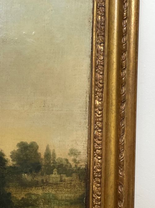 19TH CENTURY OIL PAINTING BAY HUNTER HORSE PARTISAN BY JAMES BARENGER - ADDITIONAL PHOTO 5