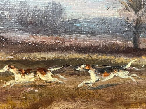 LARGE 19TH CENTURY HUNTING CHARGING OIL PAINTING BY THOMAS SMYTHE - ADDITIONAL PHOTO 14
