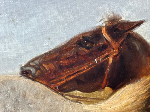 LARGE 19TH CENTURY HUNTING CHARGING OIL PAINTING BY THOMAS SMYTHE - ADDITIONAL PHOTO 21