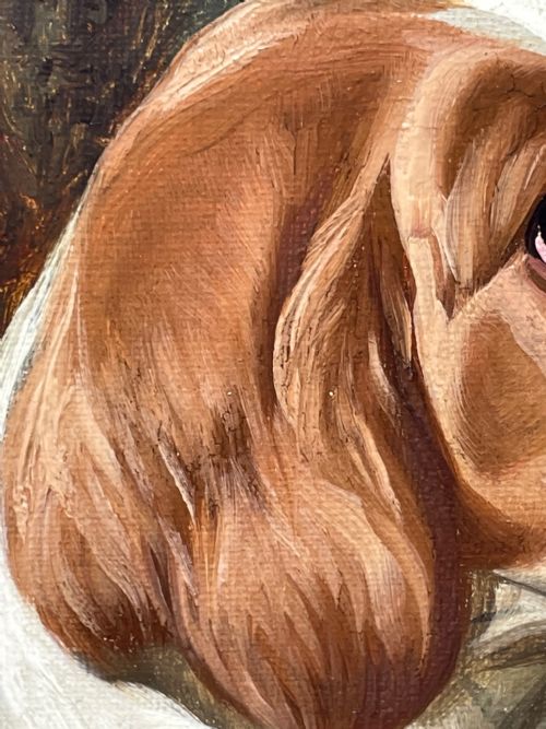 BRITISH HUNTING 2 GUN SETTER DOGS OIL PAINTING BY COLIN GRAEME ROE - ADDITIONAL PHOTO 19
