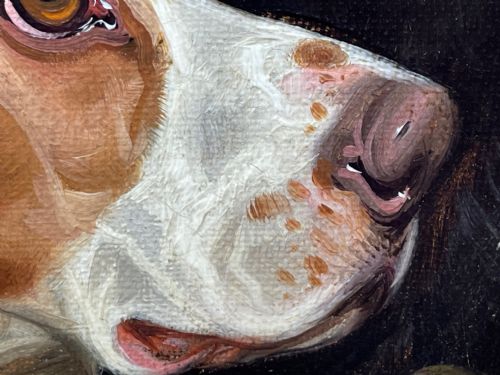 BRITISH HUNTING 2 GUN SETTER DOGS OIL PAINTING BY COLIN GRAEME ROE - ADDITIONAL PHOTO 21