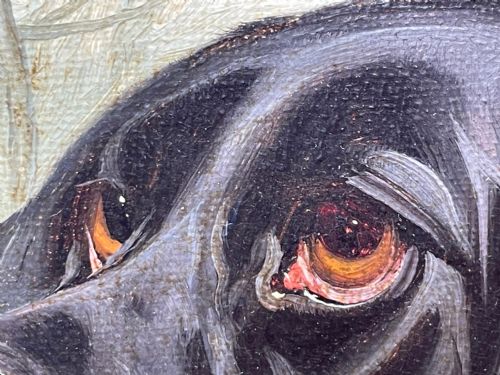 BRITISH HUNTING 2 GUN SETTER DOGS OIL PAINTING BY COLIN GRAEME ROE - ADDITIONAL PHOTO 23