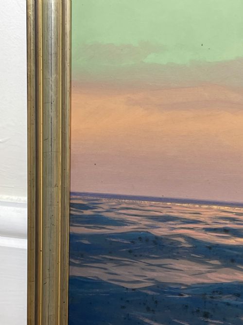 GERMAN NATURALISM SEASCAPE OIL PAINTING BY CARL KENZLER 18721947 - ADDITIONAL PHOTO 8