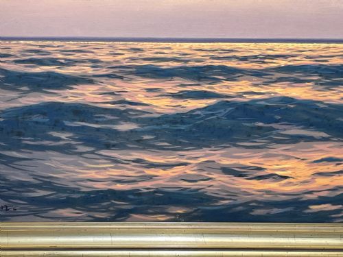 GERMAN NATURALISM SEASCAPE OIL PAINTING BY CARL KENZLER 18721947 - ADDITIONAL PHOTO 12