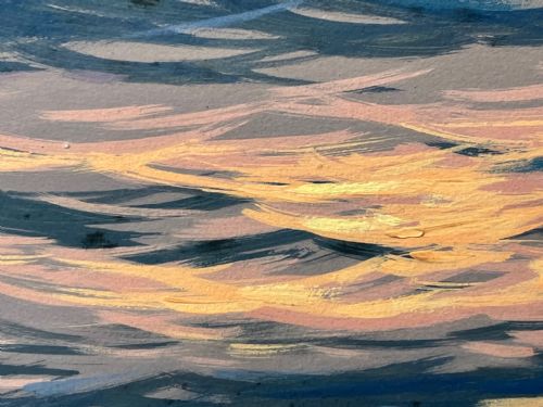 GERMAN NATURALISM SEASCAPE OIL PAINTING BY CARL KENZLER 18721947 - ADDITIONAL PHOTO 16