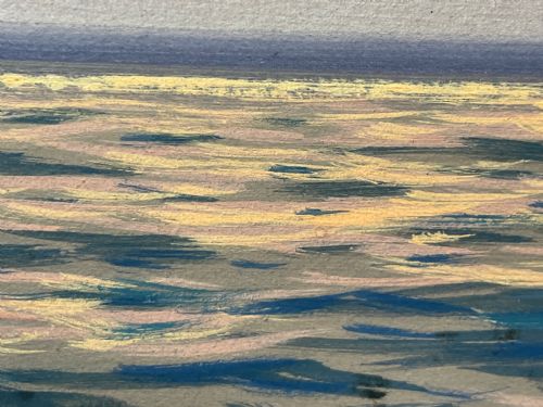 GERMAN NATURALISM SEASCAPE OIL PAINTING BY CARL KENZLER 18721947 - ADDITIONAL PHOTO 22