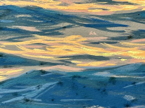 GERMAN NATURALISM SEASCAPE OIL PAINTING BY CARL KENZLER 18721947 - ADDITIONAL PHOTO 25