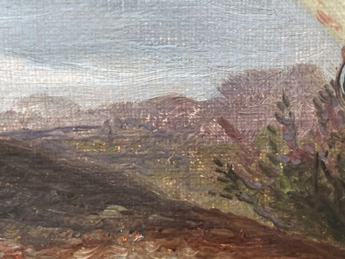 VICTORIAN HUNTING POINTER DOG OIL PAINTING BY COLIN GRAEME ROE - ADDITIONAL PHOTO 17