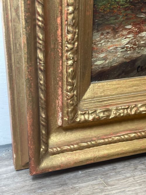 VICTORIAN HUNTING POINTER DOG OIL PAINTING BY COLIN GRAEME ROE - ADDITIONAL PHOTO 27