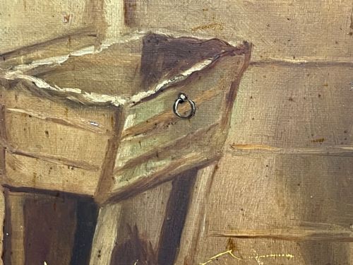 OIL PAINTING DREADNOUGHT BAY HUNTER HORSE BY HERBERT H ST JOHN JONES - ADDITIONAL PHOTO 24