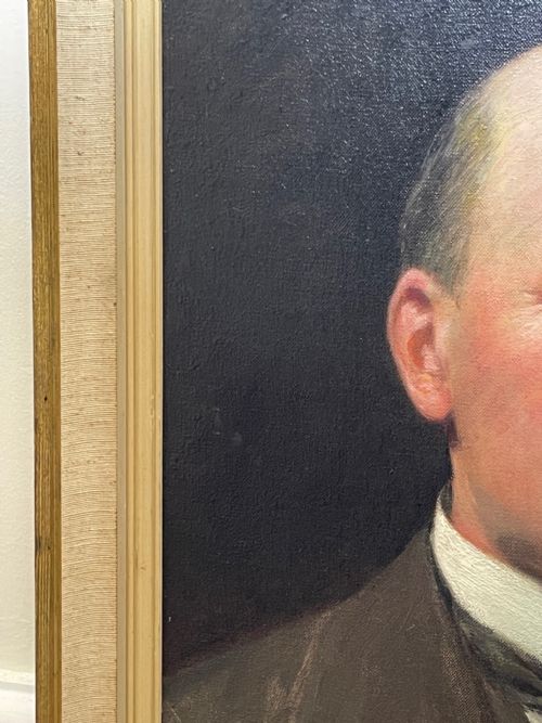 OIL PAINTING PORTRAIT OF GLASGOW IRON STEEL MERCHANT BY JOHN MCGHIE - ADDITIONAL PHOTO 10