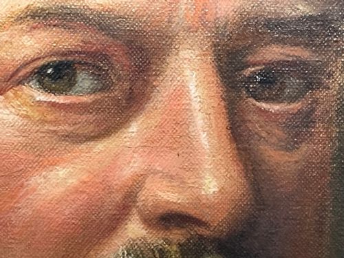 OIL PAINTING PORTRAIT OF GLASGOW IRON STEEL MERCHANT BY JOHN MCGHIE - ADDITIONAL PHOTO 15