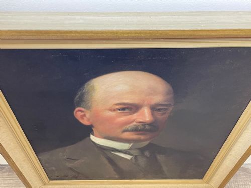 OIL PAINTING PORTRAIT OF GLASGOW IRON STEEL MERCHANT BY JOHN MCGHIE - ADDITIONAL PHOTO 28