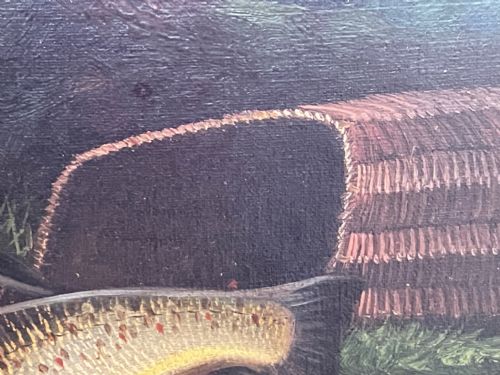 SCOTTISH OIL PAINTING BURN TROUT FISH CAUGHT BY JAMES RUSSELL - ADDITIONAL PHOTO 18
