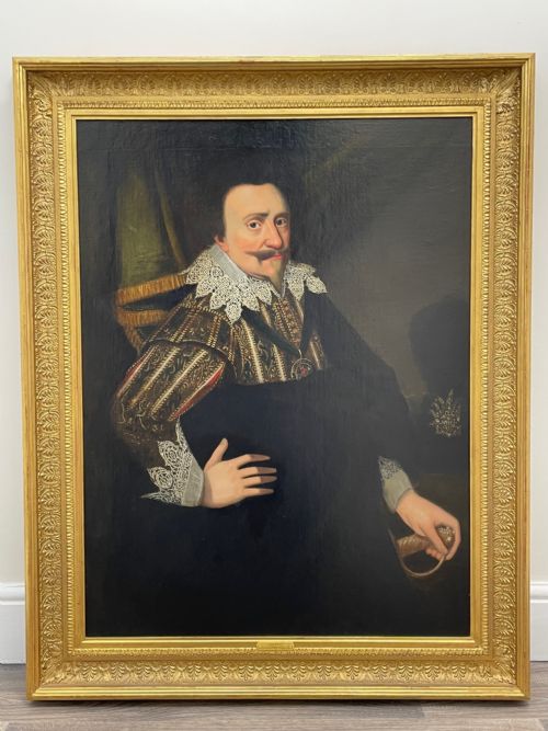 OIL PAINTING PORTRAIT KING JAMES 1ST ENGLAND CIRCLE GODFREY KNELLER - ADDITIONAL PHOTO 1