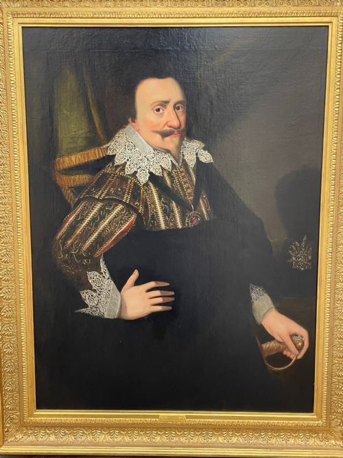 OIL PAINTING PORTRAIT KING JAMES 1ST ENGLAND CIRCLE GODFREY KNELLER - ADDITIONAL PHOTO 3