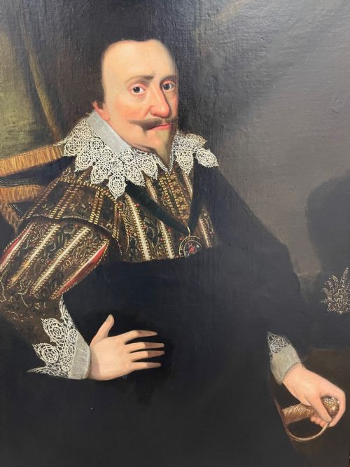 OIL PAINTING PORTRAIT KING JAMES 1ST ENGLAND CIRCLE GODFREY KNELLER - ADDITIONAL PHOTO 6