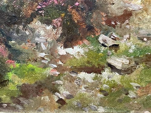 VICTORIAN OIL PAINTING EXMOOR LANDSCAPE BY ARTHUR WARDLE 18601949 - ADDITIONAL PHOTO 15