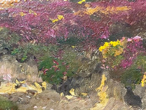 VICTORIAN OIL PAINTING EXMOOR LANDSCAPE BY ARTHUR WARDLE 18601949 - ADDITIONAL PHOTO 16