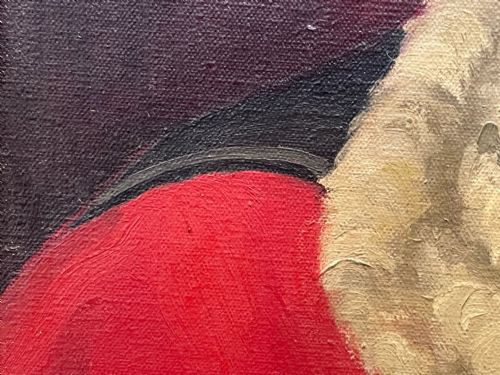 OIL PAINTING BRITISH PORTRAIT OF JUDGE PAUL STORR RED COURT DRESS ROBES - ADDITIONAL PHOTO 15