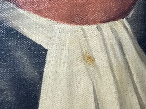 OIL PAINTING BRITISH PORTRAIT OF JUDGE PAUL STORR RED COURT DRESS ROBES - ADDITIONAL PHOTO 25