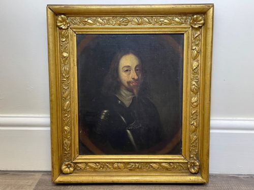 17TH CENTURY OIL PAINTING PORTRAIT KING CHARLES 1ST CIRCA HENRY STONE - ADDITIONAL PHOTO 1