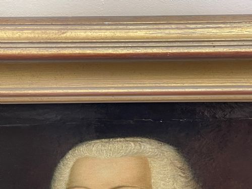OIL PORTRAIT DUKE ANTHONY ULRICH OF BRUNSWICKLNEBURG WEARING SASH OF THE IMPERIAL ORDER OF ST ANDREW C1740 - ADDITIONAL PHOTO 5