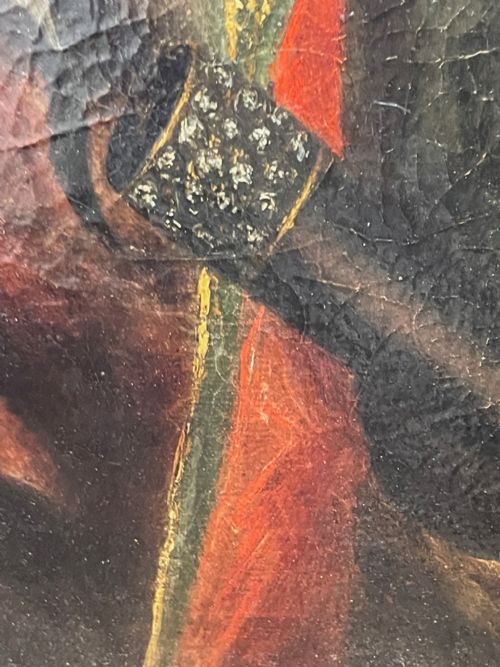 OIL PORTRAIT DUKE ANTHONY ULRICH OF BRUNSWICKLNEBURG WEARING SASH OF THE IMPERIAL ORDER OF ST ANDREW C1740 - ADDITIONAL PHOTO 26