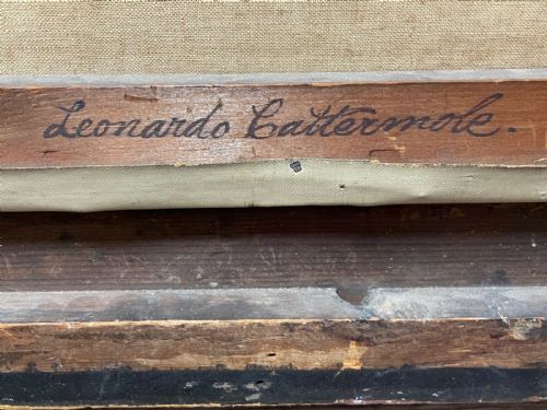 VICTORIAN PAINTING WHITE HORSE DOG PLAYMATES BY LEONARDO CATTERMOLE - ADDITIONAL PHOTO 9