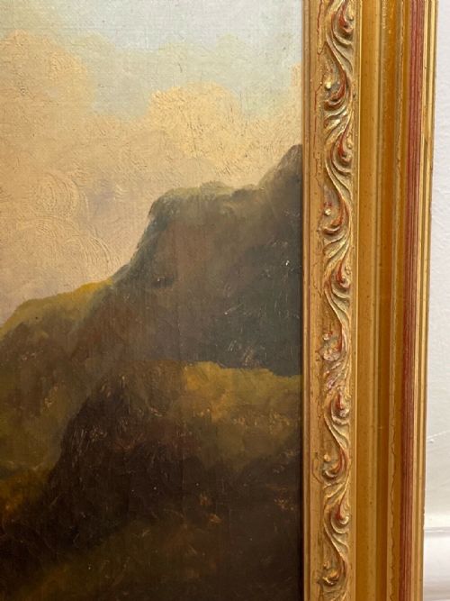 VICTORIAN OIL PAINTING SCOTTISH HIGHLANDS LOCH LOMOND F W BARTHOLOMEW - ADDITIONAL PHOTO 11