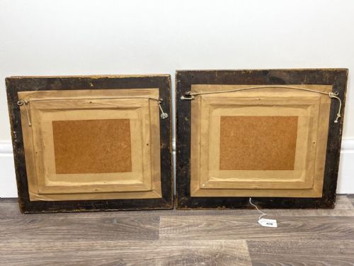 PAIR VICTORIAN HUNTING OIL PAINTINGS TERRIER DOGS RATTING J LANGLOIS - ADDITIONAL PHOTO 4