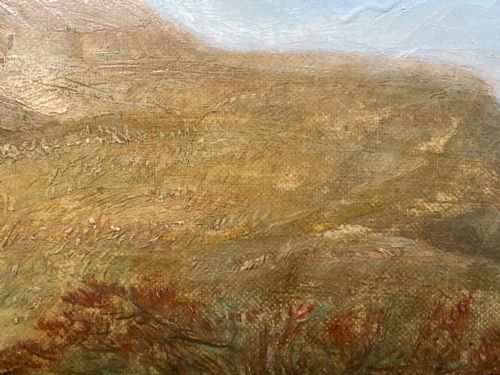 VICTORIAN OIL PAINTING HORSES ON THE ROAD TO CHESTER BY EDWARD LLOYD - ADDITIONAL PHOTO 27