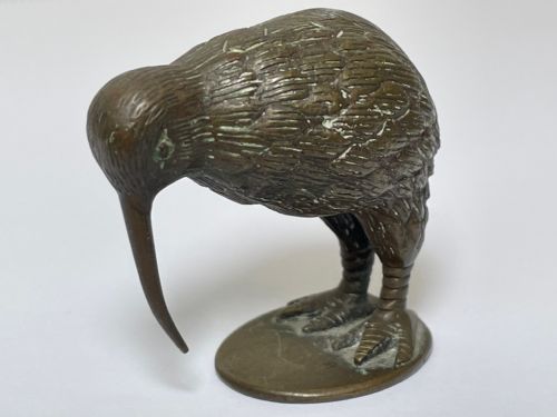 SMALL ANTIQUE AUSTRIAN BRONZE KIWI BIRD SCULPTURE - ADDITIONAL PHOTO 2