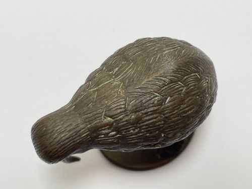 SMALL ANTIQUE AUSTRIAN BRONZE KIWI BIRD SCULPTURE - ADDITIONAL PHOTO 7