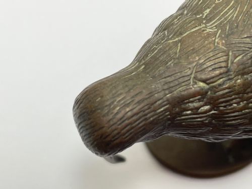 SMALL ANTIQUE AUSTRIAN BRONZE KIWI BIRD SCULPTURE - ADDITIONAL PHOTO 8