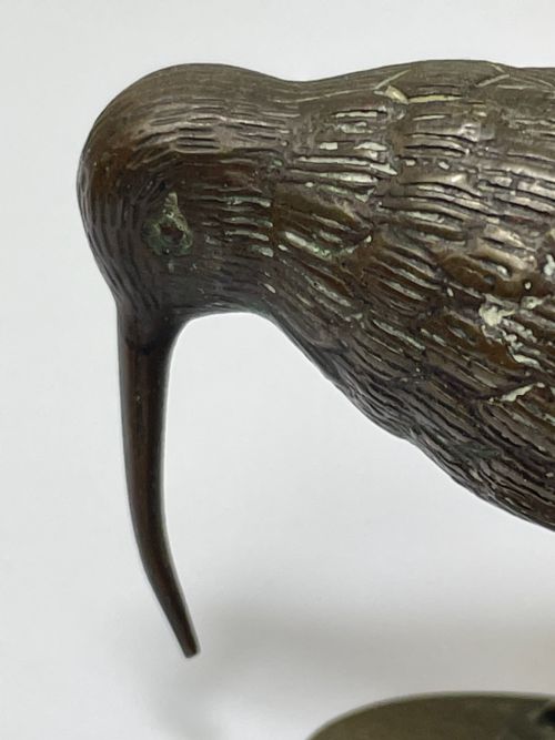 SMALL ANTIQUE AUSTRIAN BRONZE KIWI BIRD SCULPTURE - ADDITIONAL PHOTO 16