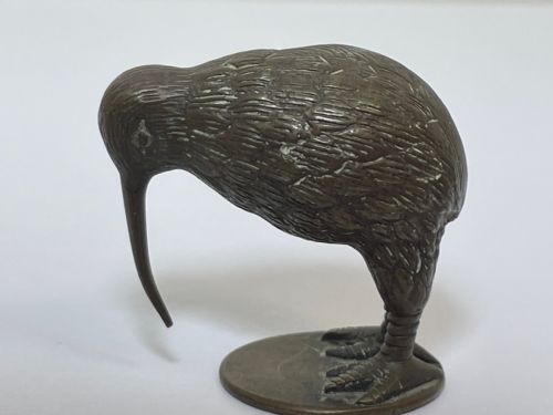 SMALL ANTIQUE AUSTRIAN BRONZE KIWI BIRD SCULPTURE - ADDITIONAL PHOTO 18