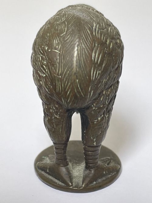 SMALL ANTIQUE AUSTRIAN BRONZE KIWI BIRD SCULPTURE - ADDITIONAL PHOTO 22