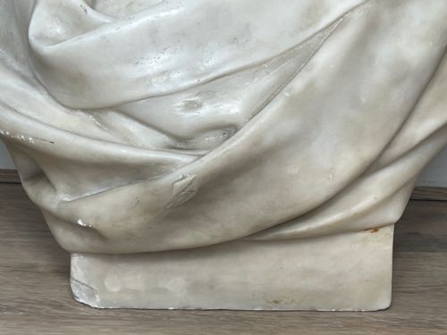 MARBLE BUST JAMES ROBERT CREIGHTON MAYOR BY LONJOSEPH CHAVALLIAUD - ADDITIONAL PHOTO 6